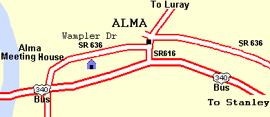 Map of Alma