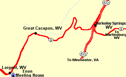 Map for Enon Church
