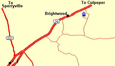 Map for Robinson River Meeting House